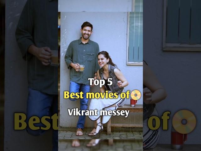 Best 5 Movies of vikrant massey #top5 #bollywood #shorts #viral #ytshort