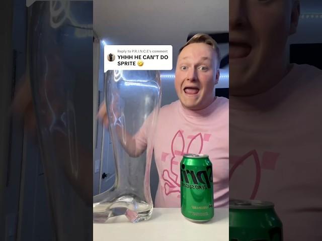 SPRITE?! WHAT’S NEXT? #shorts #sprite #chug #chugging