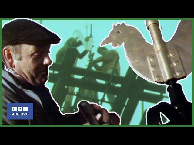 1982: FRED DIBNAH Scales BURY Church SPIRE | Look North West | BBC Archive