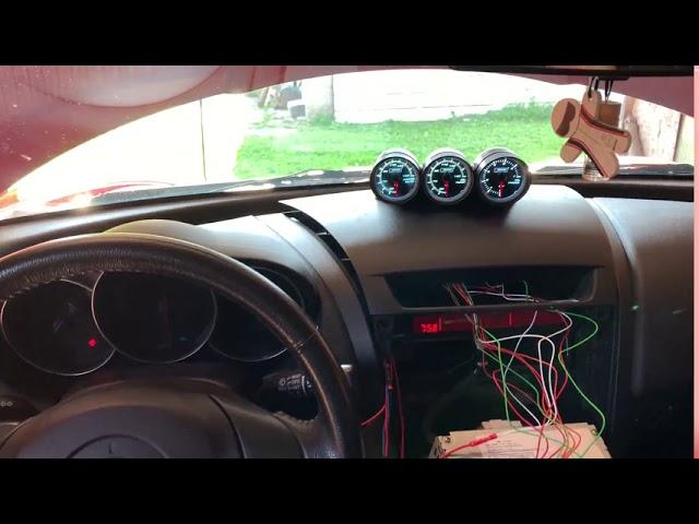 RX-8 ProSport Performance Amber/White gauge