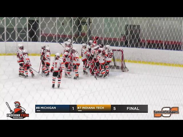 Michigan at Indiana Tech | Women's Ice Hockey