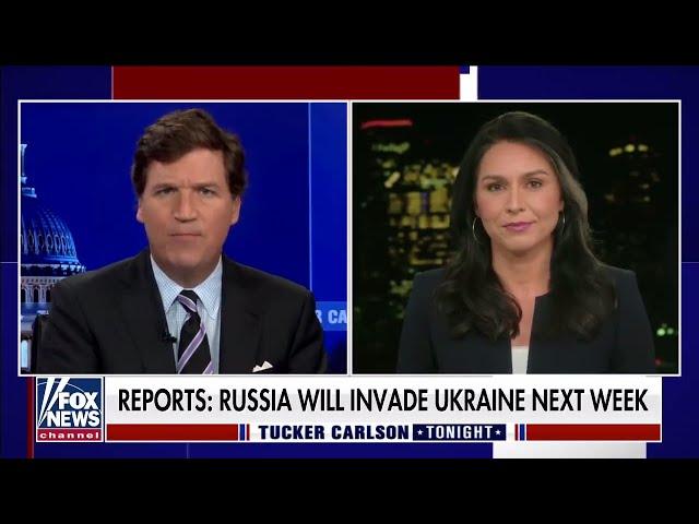 Tucker Carlson and Tulsi Gabbard - Does Biden want war? - Friday, February 11