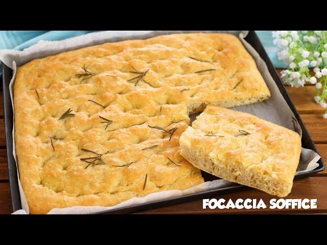 FOCACCIA SOFFICE Ricetta Facile SENZA IMPASTO - Easy Focaccia Recipe