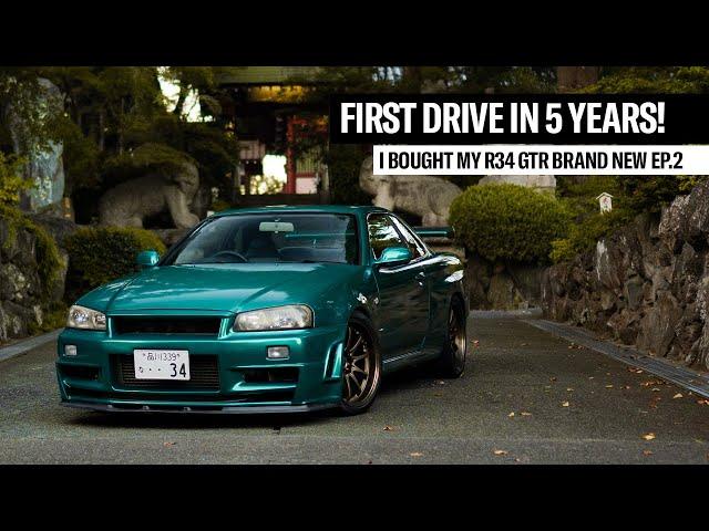 Driving my R34 GTR For The First Time In 5 Years! | GTR Restoration Ep.2