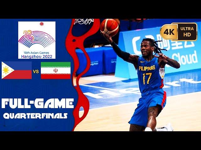 Gilas Vs Iran {Quarterfinals} (4K) =19th Asian Games= {2023 Hangzhou}