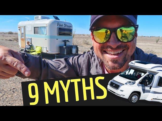 RV LIVING: 9 MYTHS of BOONDOCKING