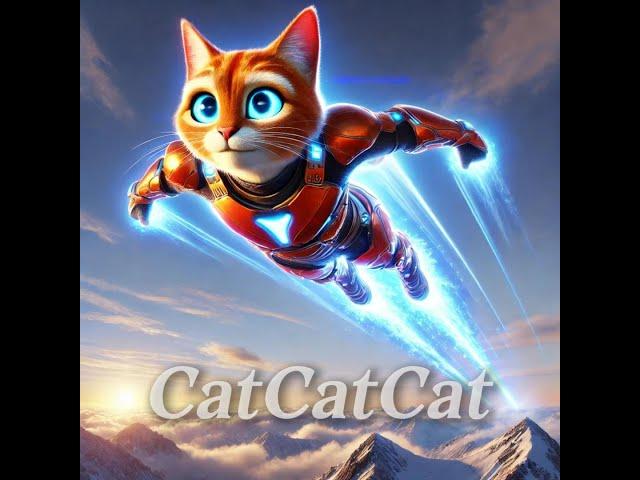 cat superhero️#ai #cat  #cute #funny #catlover #kitten #cartoon