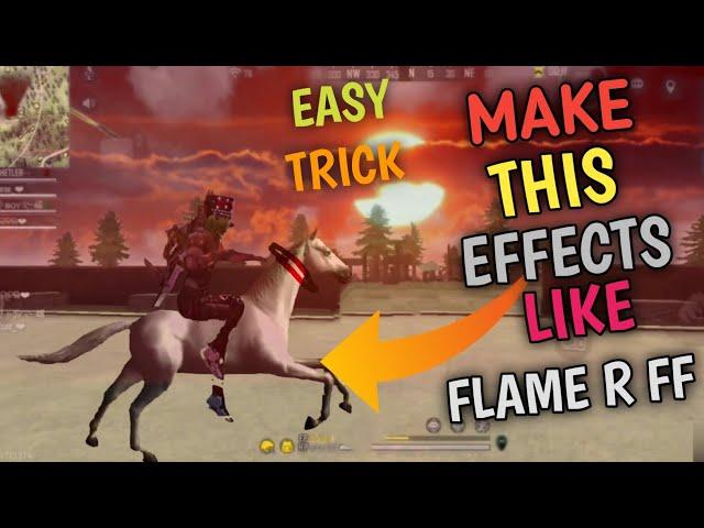 HOW TO EDIT HORSE EFFECTS LIKE FLAME R FF||JONNY GAMING TUTORIAL||FREE FIRE MONTAGE TUTORIAL