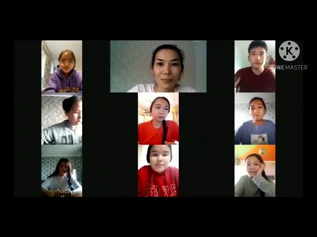 Online lesson via Zoom    Topic: "Schools around the World"