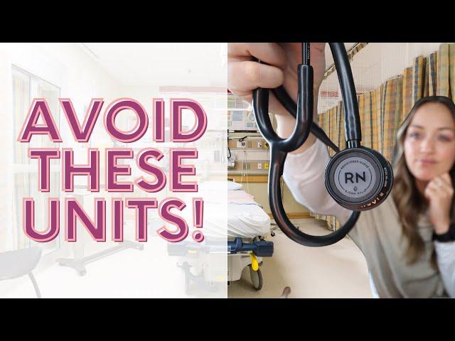 Nurse specialties the MOST prone to BURNOUT!