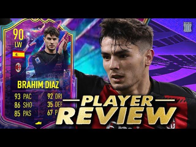90 LW FUTURE STARS BRAHIM DIAZ PLAYER REVIEW! FUTURE STARS BRAHIM DIAZ - FIFA 22 ULTIMATE TEAM