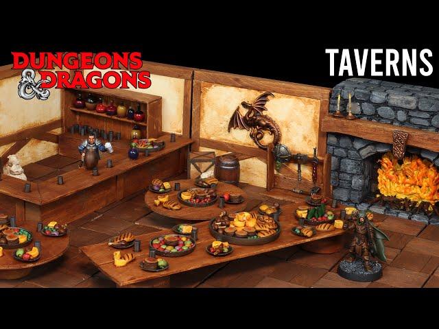 Taverns and Miniature Food! DIY Crafting for Dungeons and Dragons