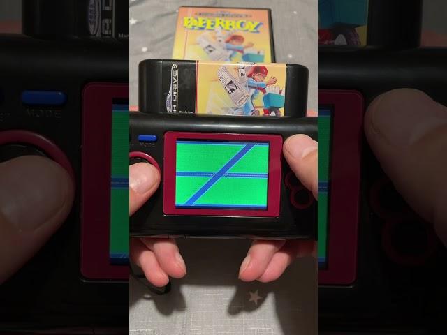 Retro gaming memories: paperboy on md16 #retrosega81 #sega #megadrive
