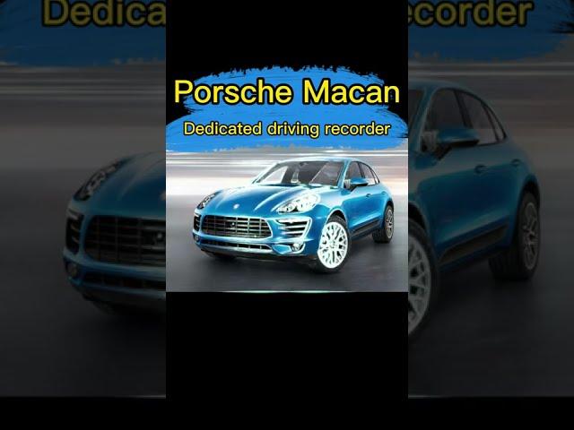 Porsche Macan special driving recorder installation tutorial #PorscheMacan #drivingrecorder #dashcam