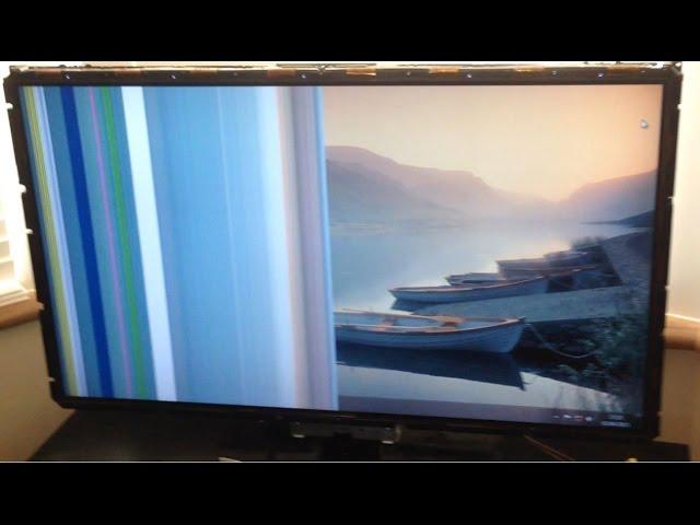 Half Screen Tv Problem | Tv Screen Split In Half | Troubleshoot Only | Possible Temporary Repair Fix