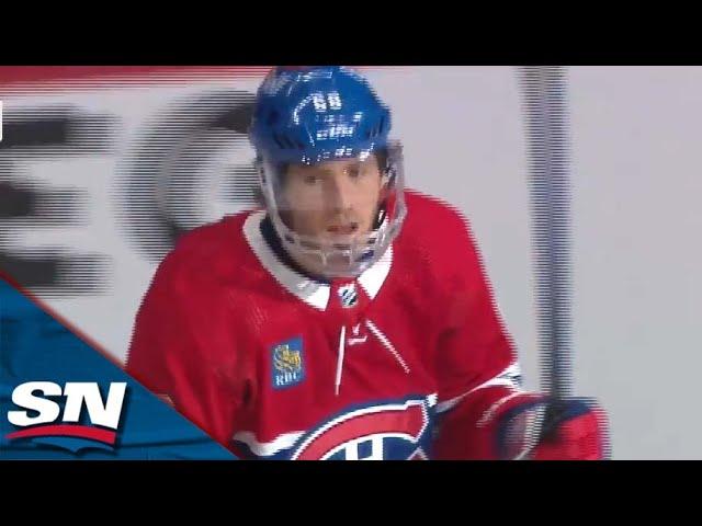 Canadiens' Mike Hoffman Walks In And Wires Home Wrist Shot vs. Blue Jackets