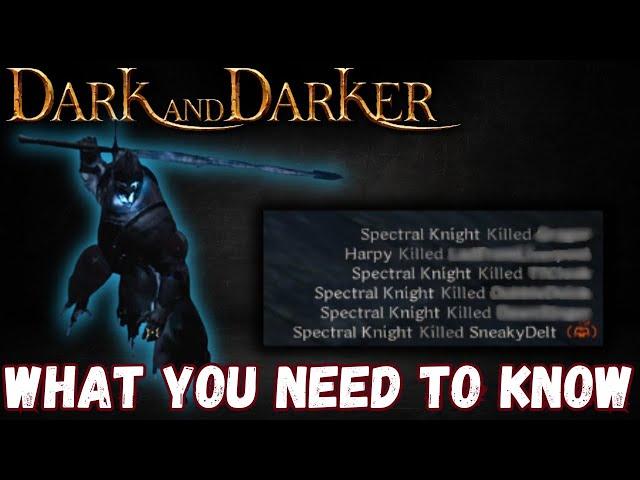 How to Kill the NEW Ruins Boss | Spectral Knight Boss Guide | Dark and Darker