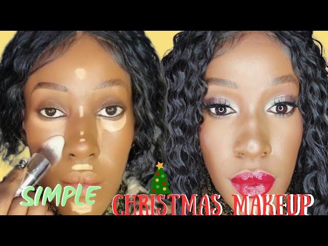 Easy Simple Beginner Friendly Holiday Makeup