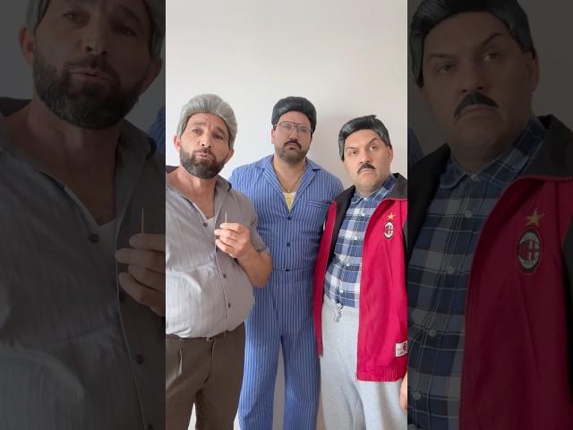 Our dads going through customs