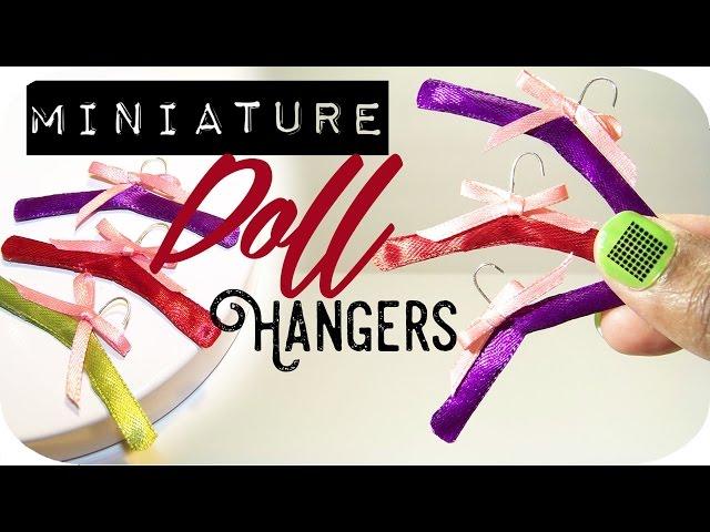 Miniatures - How to Make a Mini Padded Clothes Hanger for your Doll Clothes