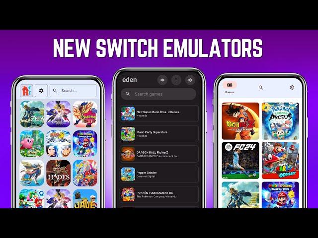 New Nintendo Switch Emulators 2025: Eden, Kenji NX, Sumi, and Nyushu