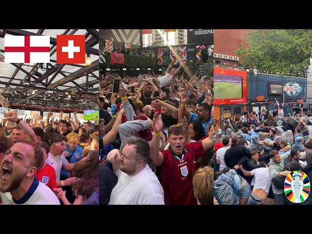 Crazy England Fan Reactions To Saka Equalizer And Penalty Shootout Win Against Switzerland