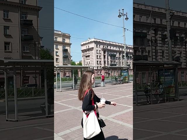 Вид из метро Парк Победы на  Московский проспект