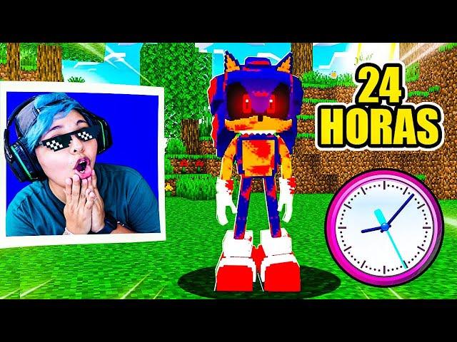 24 HORAS CON SONIC.EXE EN MINECRAFT  | Pathofail