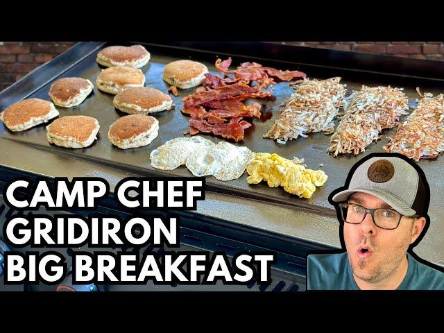 You Know the Drill... New CAMP CHEF Gridiron BIG BREAKFAST - Let's See What She Can Do!