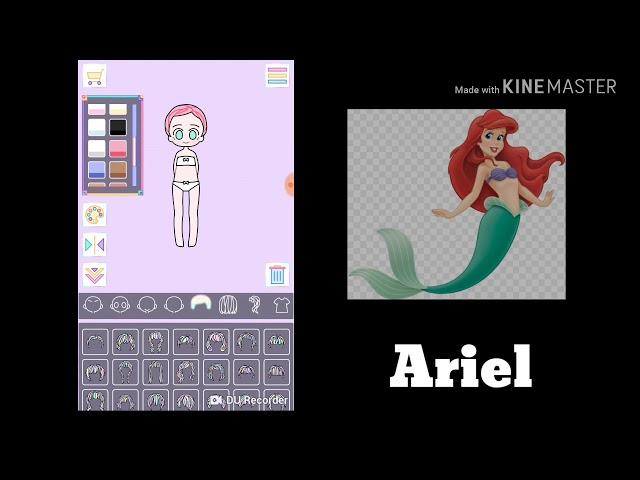 Disney princesses as Pastel Girl