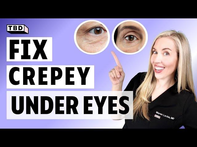 Fix Your Crepey Under Eye Skin! | 3 At-Home Anti-aging Treatments