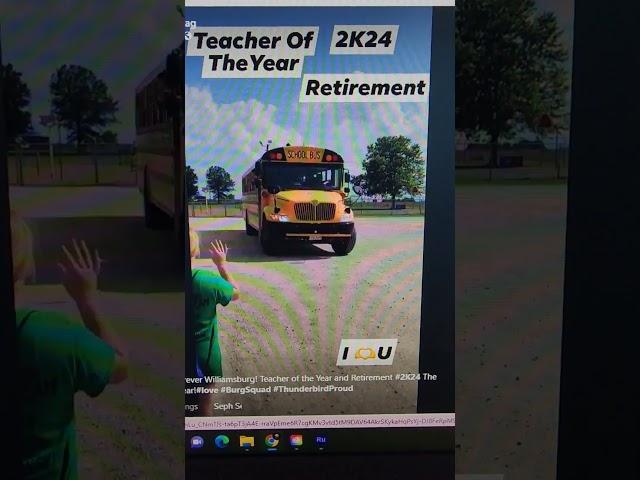 I'm retired!!!My school gave me such a remarkable end to 24 years of the best job ever!