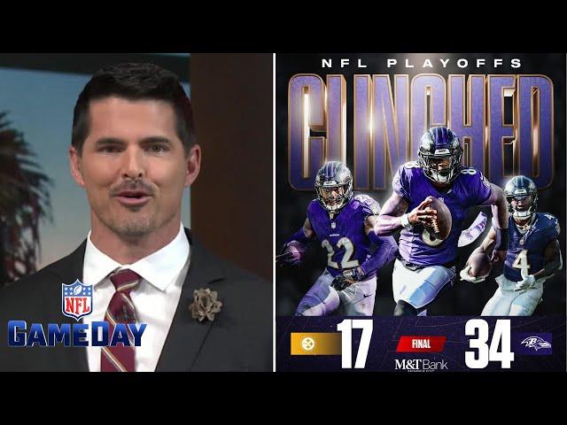 NFL GAMEDAY | "Ravens are LEGIT contender in AFC" - David Carr on Lamar Jackson beat Steelers 34-17