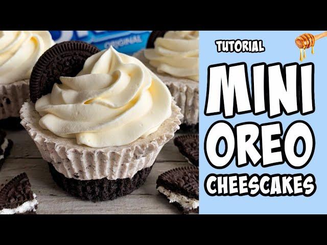 Mini Oreo Cheesecakes Recipe tutorial #Shorts