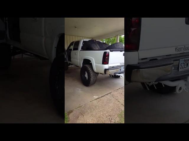 New Flowmaster 10 series exhaust on my 10" lifted 05 Silverado