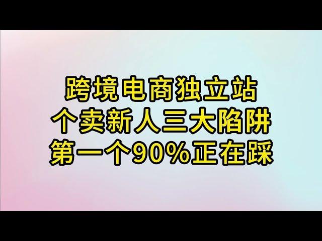 3大跨境电商独立站个卖新人“陷阱”：我从2500+个跨境个卖群友观察总结出来的，第一个90%新人踩过（上）