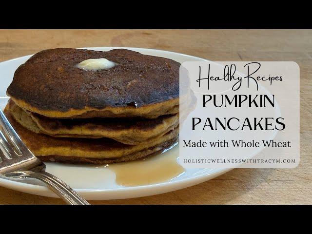 Making Whole Wheat Pumpkin Pancakes