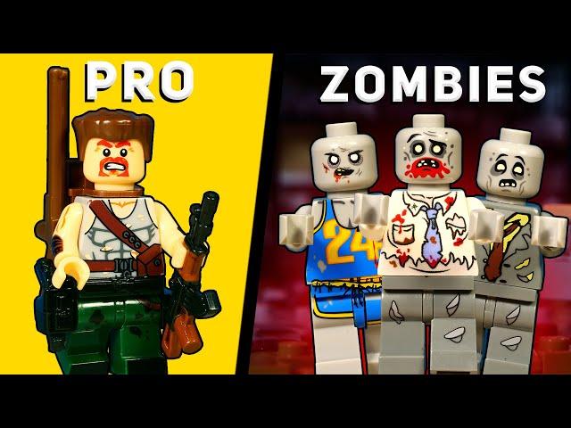 HOW TO SURVIVE IN ZOMBIE APOCALYPSE BUT IN LEGO