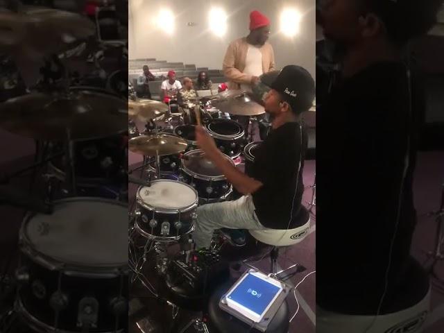 Tony Taylor Jr. on drums