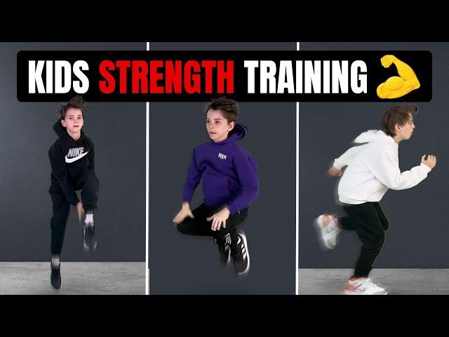 Kids FULL BODY Workout (Best Kids Exercises For Strength Training)