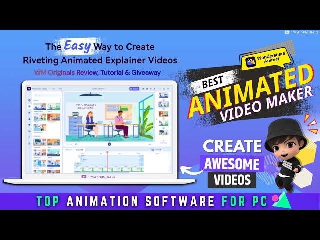 Best Animated Video Maker Software for PC | Wondershare Anireel Tutorial & Review 2021