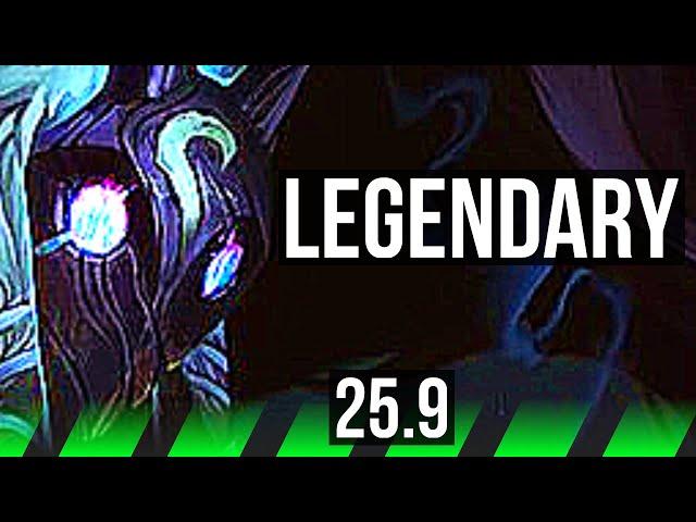 KINDRED vs LEE SIN (JGL) | Legendary | KR Diamond | 25.9