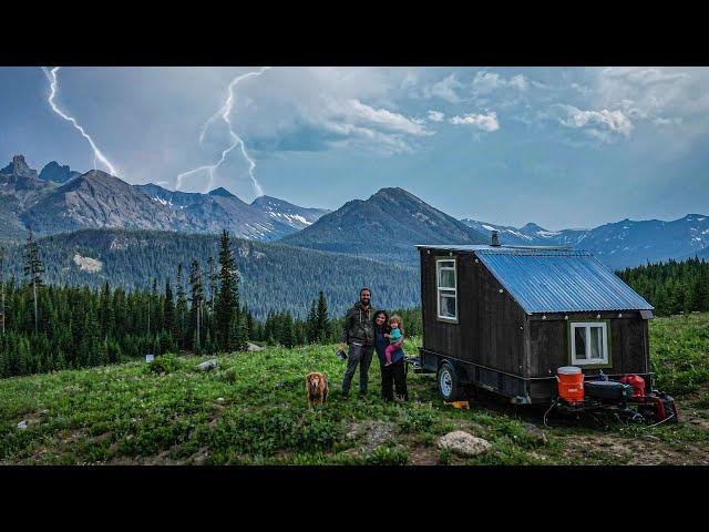 Camping in Yellowstone during a THUNDERSTORM | Grizzly Bear Sighting