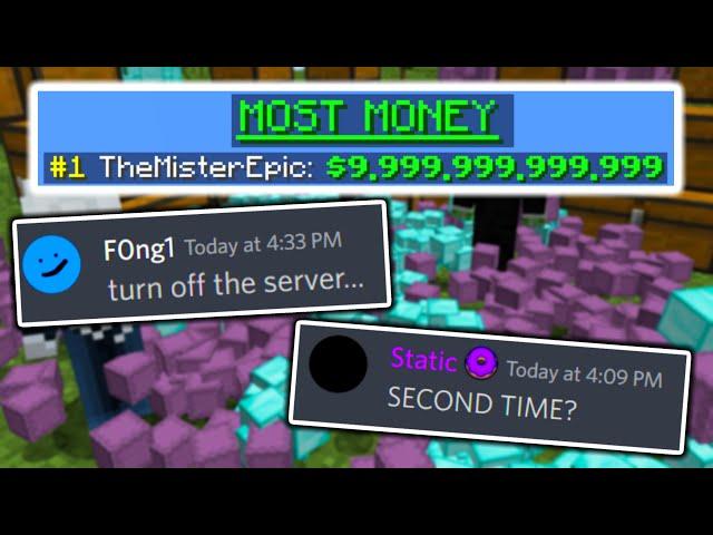 Minecraft Duping TRILLIONS – Obliterating a Pay-to-Win Server’s Economy TWICE…