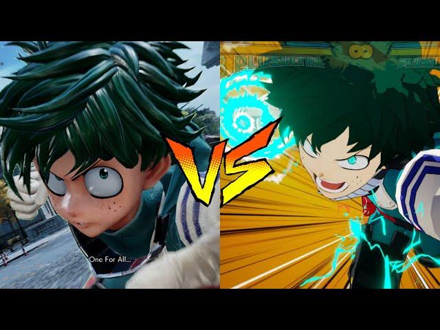 Jump Force VS My Hero: One’s Justice 2 -Skills Awakening & Ultimate Attack Comparison