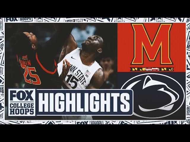 No. 16 Maryland Terrapins vs. Penn State Nittany Lions Highlights | FOX College Hoops