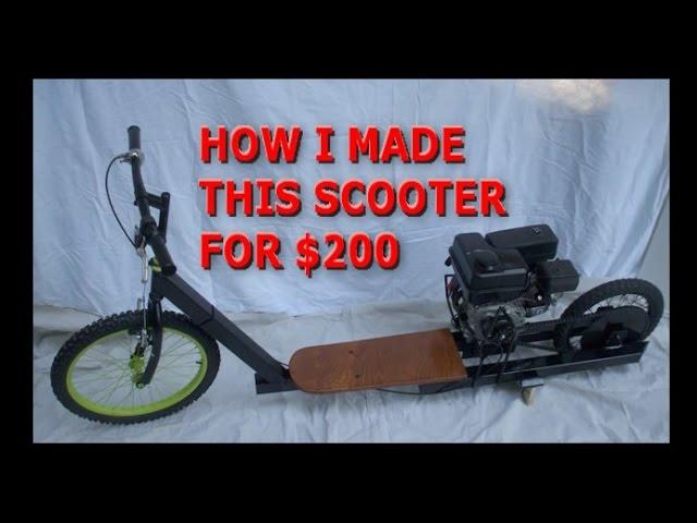 How to make a high performance standup scooter for $200