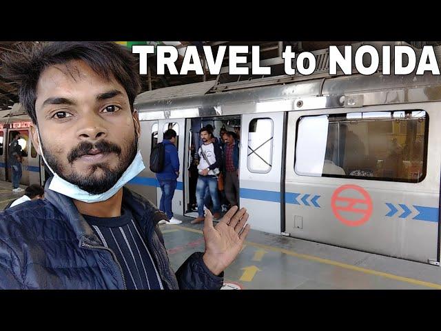 Delhi Metro | Botanical Garden Metro to Noida Electronic City Metro Station JOURNEY by METRO TOUR |