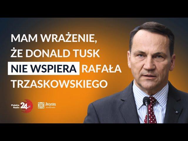 Radosław Sikorski: wybory prezydenckie rozstrzygną się na prawo od nas, ja biorę więcej