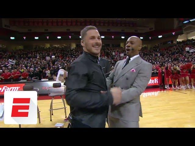 Jay Williams drills half-court shot after Patriots' Danny Amendola misses | ESPN